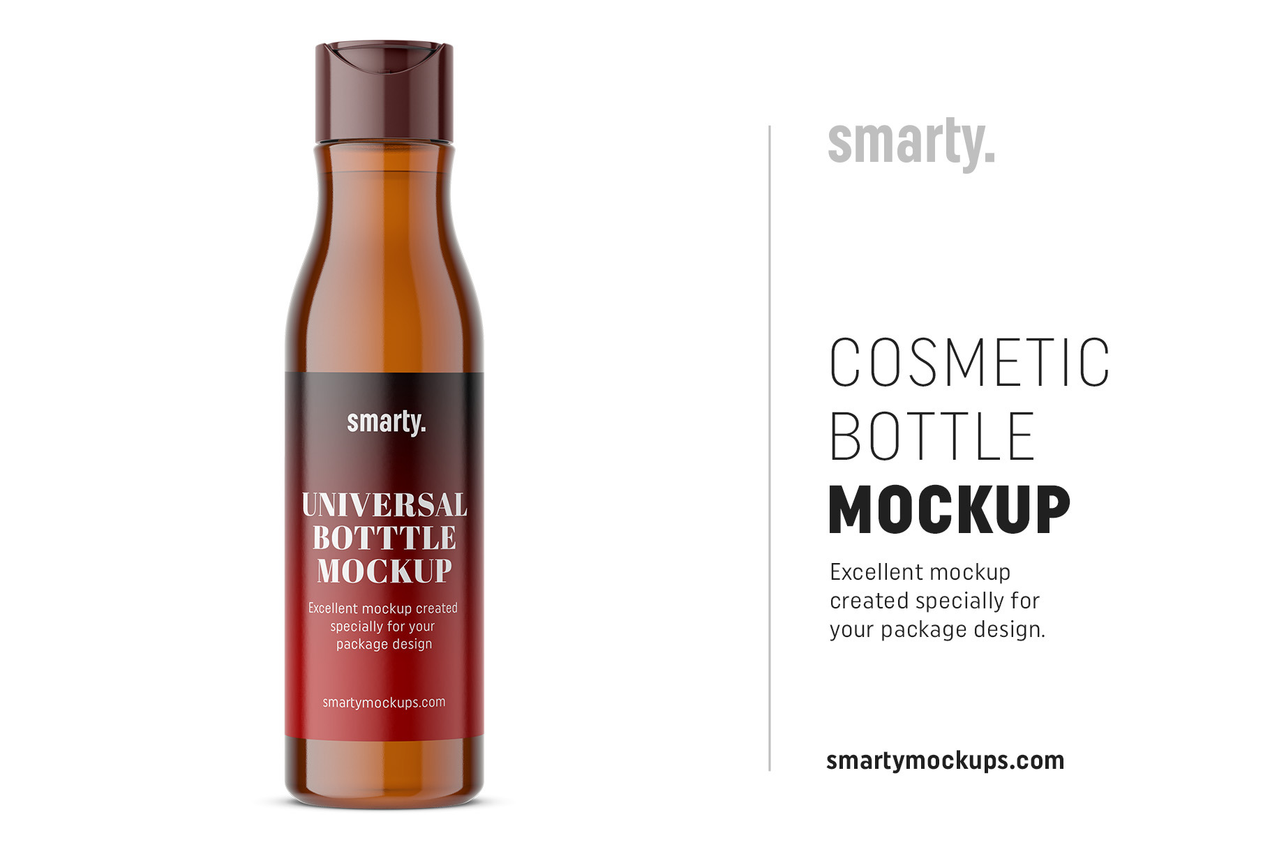 Download Cosmetic Bottle Mockup Amber Creative Photoshop Templates Creative Market