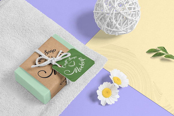 Free Packaging Box and Soap Mockup, ZippyPixels