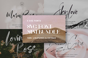 50 Script SVG Fonts Bundle Graphic by FeelGoodPrintshop · Creative