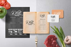 Download Restaurant Bar Stationery Mock Up Creative Photoshop Templates Creative Market Yellowimages Mockups