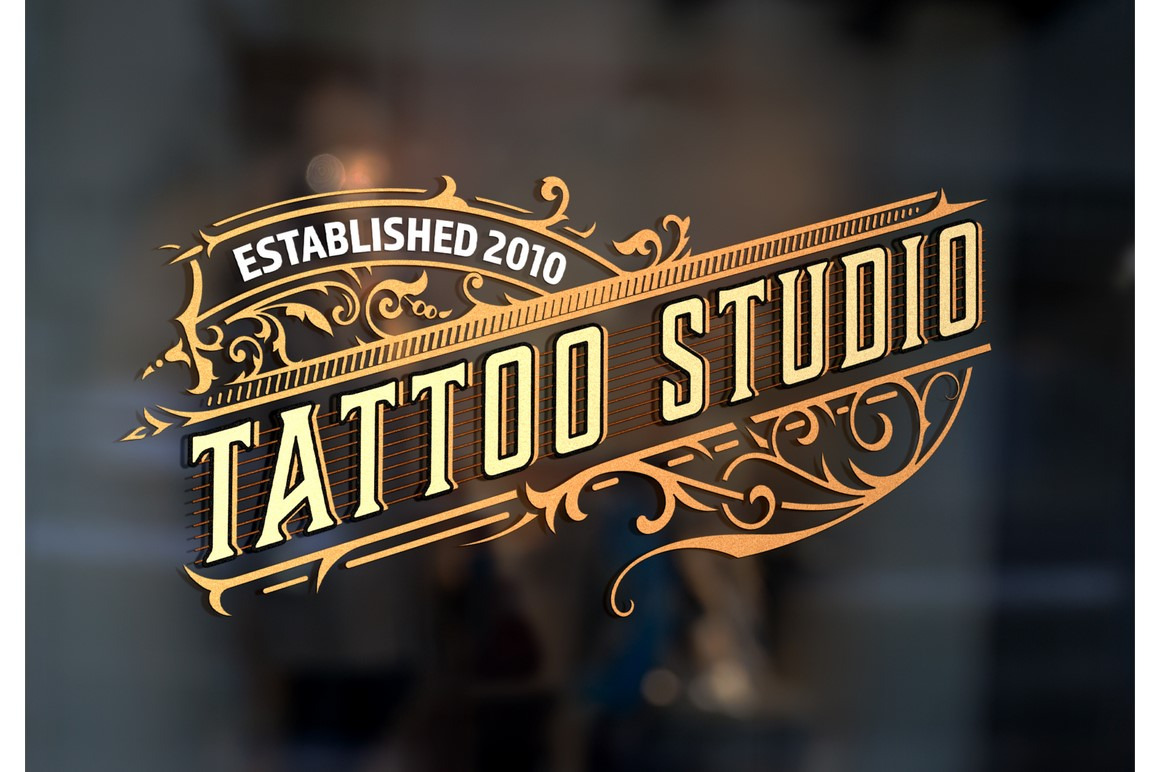 Tattoo logo template Branding & Logo Templates Creative Market