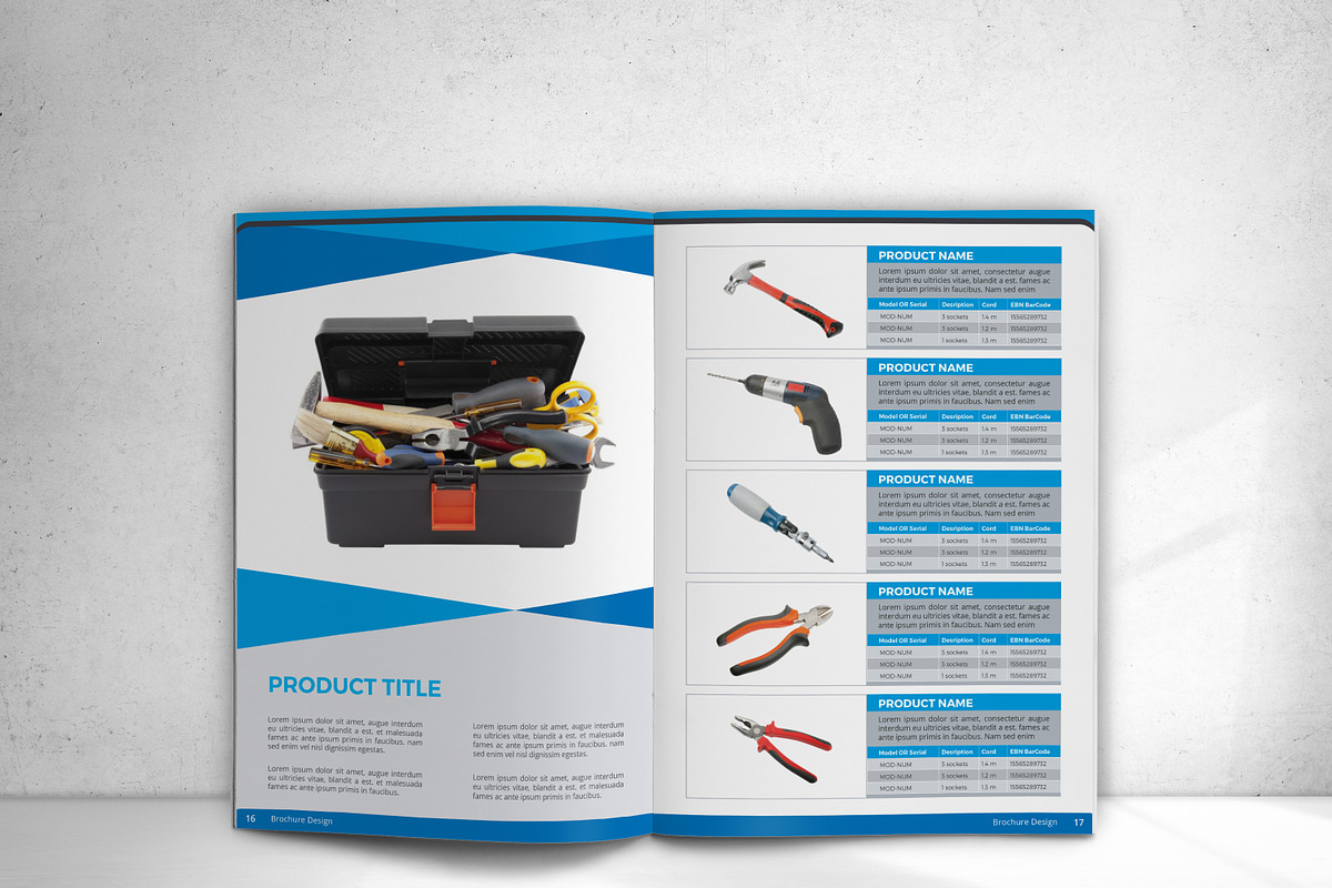 Product Catalog Template | Creative InDesign Templates ~ Creative Market