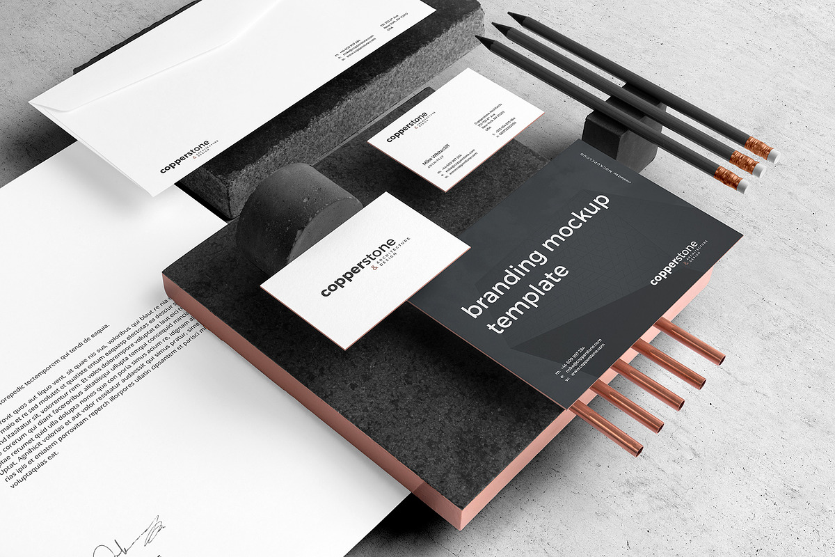 Download Copperstone Branding Mockup Vol. 2 | Creative Photoshop ...