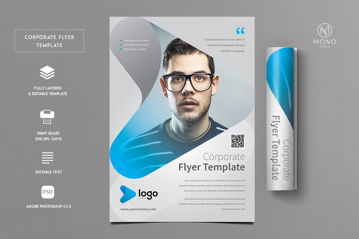 Corporate Flyer Template | Flyer Templates ~ Creative Market