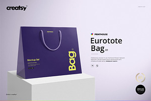 Download Non-Woven Tote Bag Mockup Set | Creative Photoshop ...