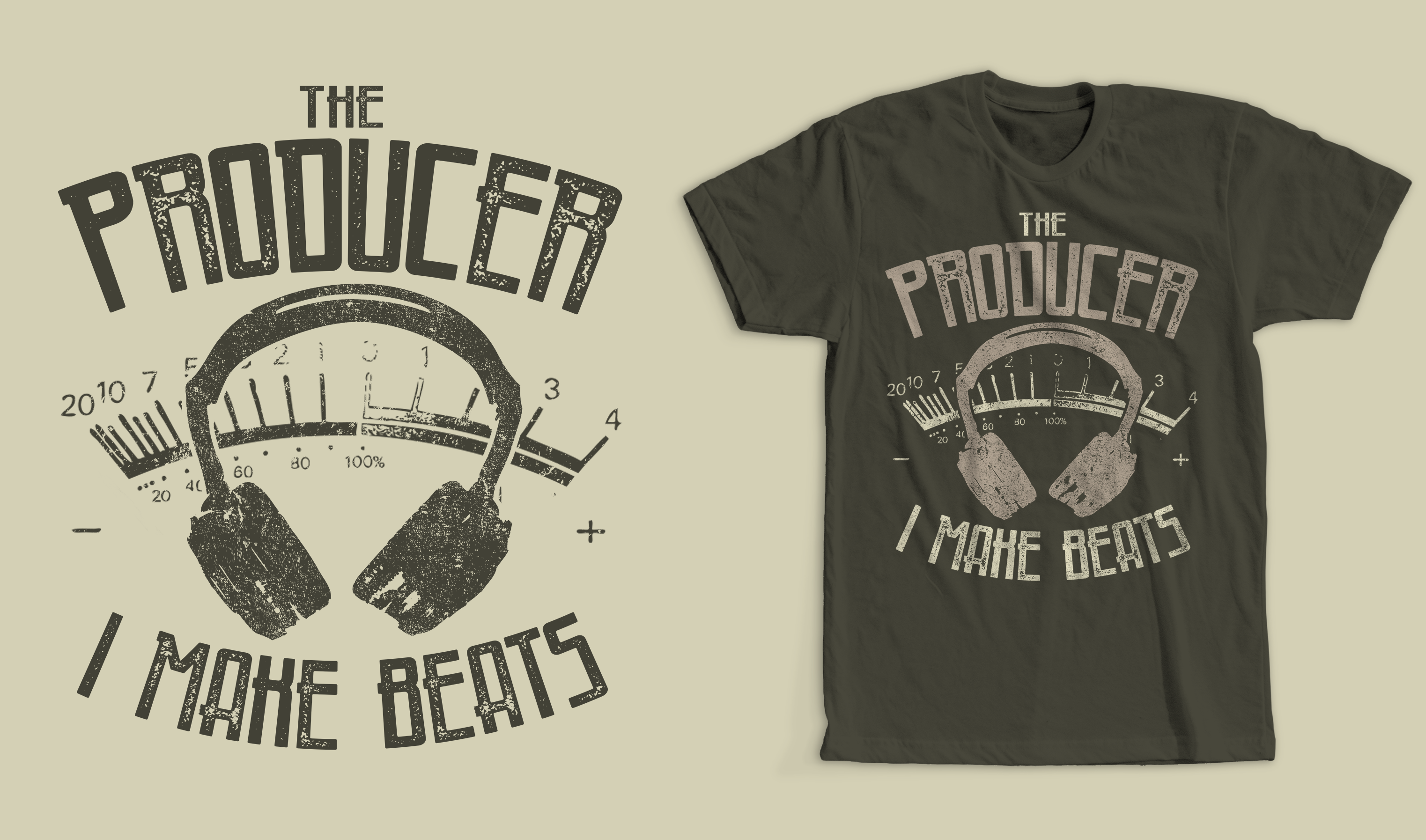 Music Producer T-Shirt Design | Illustrations ~ Creative Market