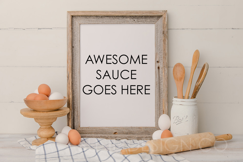 Download Chippy Kitchen Frame Mock Up | High-Quality Business ...