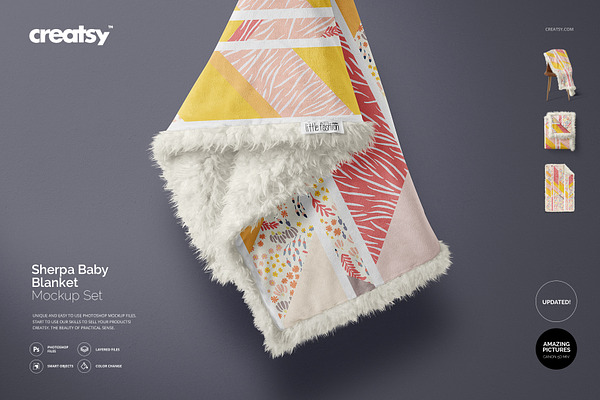 Download Search Blanket Mockup Creative Market