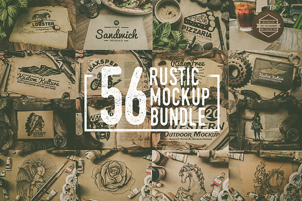 Download Rustic Mockup Bundle | Creative Print Mockups ~ Creative Market