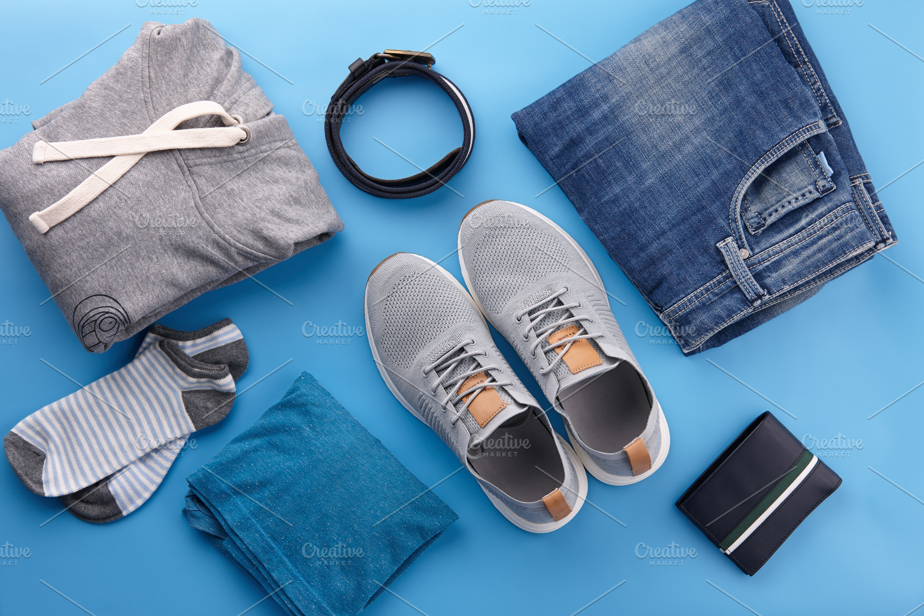 Mens summer casual clothes flat lay containing men, clothing, and ...