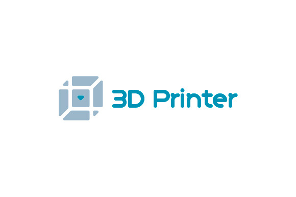 3d Printer Logo Creative Illustrator Templates Creative Market