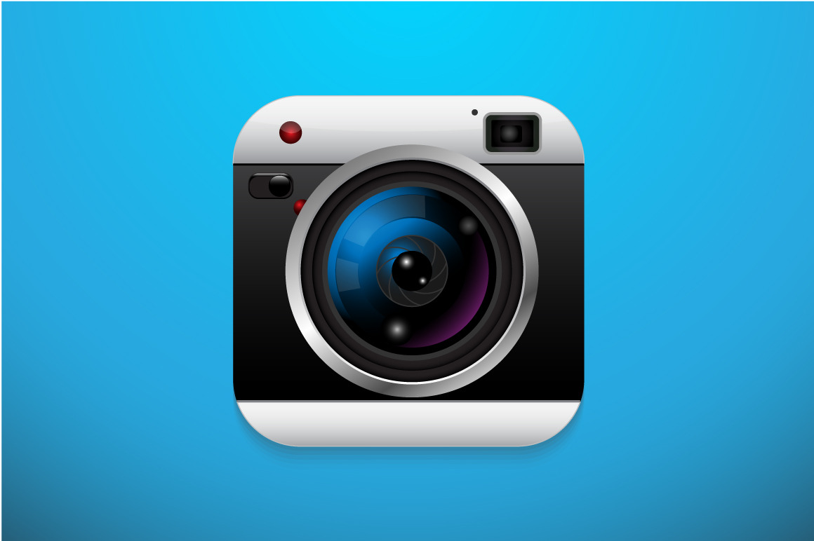 Application camera icon | Pre-Designed Illustrator ...