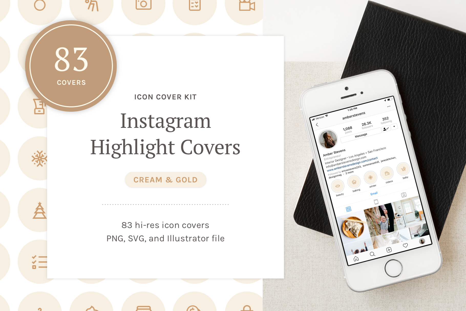 Instagram Highlights Icon Kit | Graphics ~ Creative Market