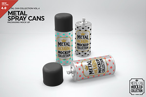 Download Metallic Aerosol Can Mockup Creative Photoshop Templates Creative Market PSD Mockup Templates