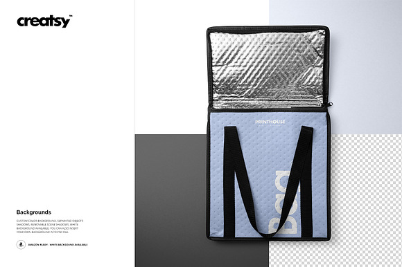 Download Insulated Cooler Bag Mockup Set Creative Photoshop Templates Creative Market