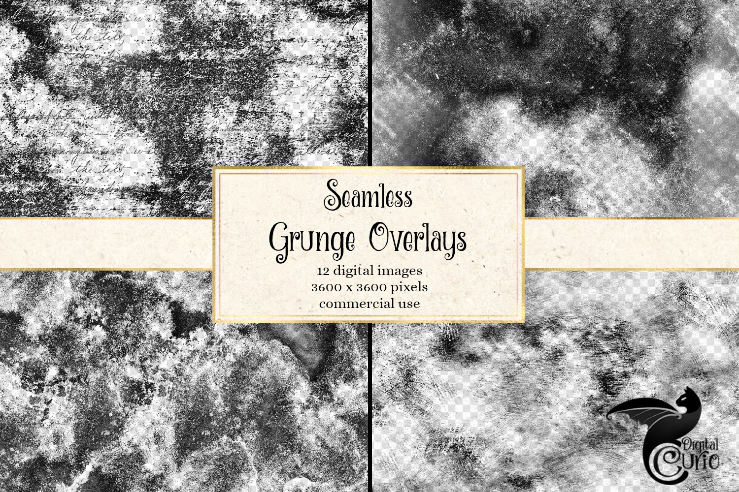 Seamless Grunge Overlays Textures ~ Creative Market 