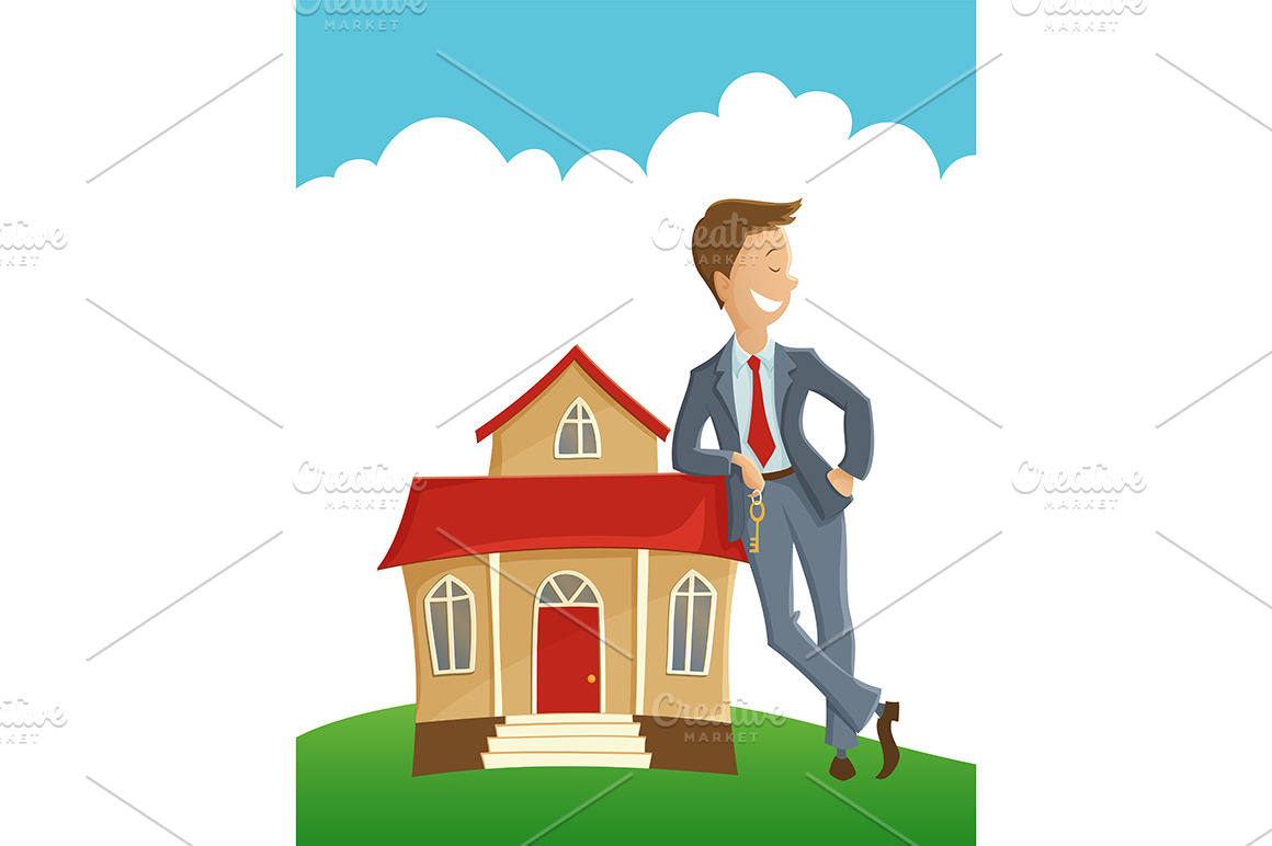 owner-and-his-house-work-illustrations-creative-market