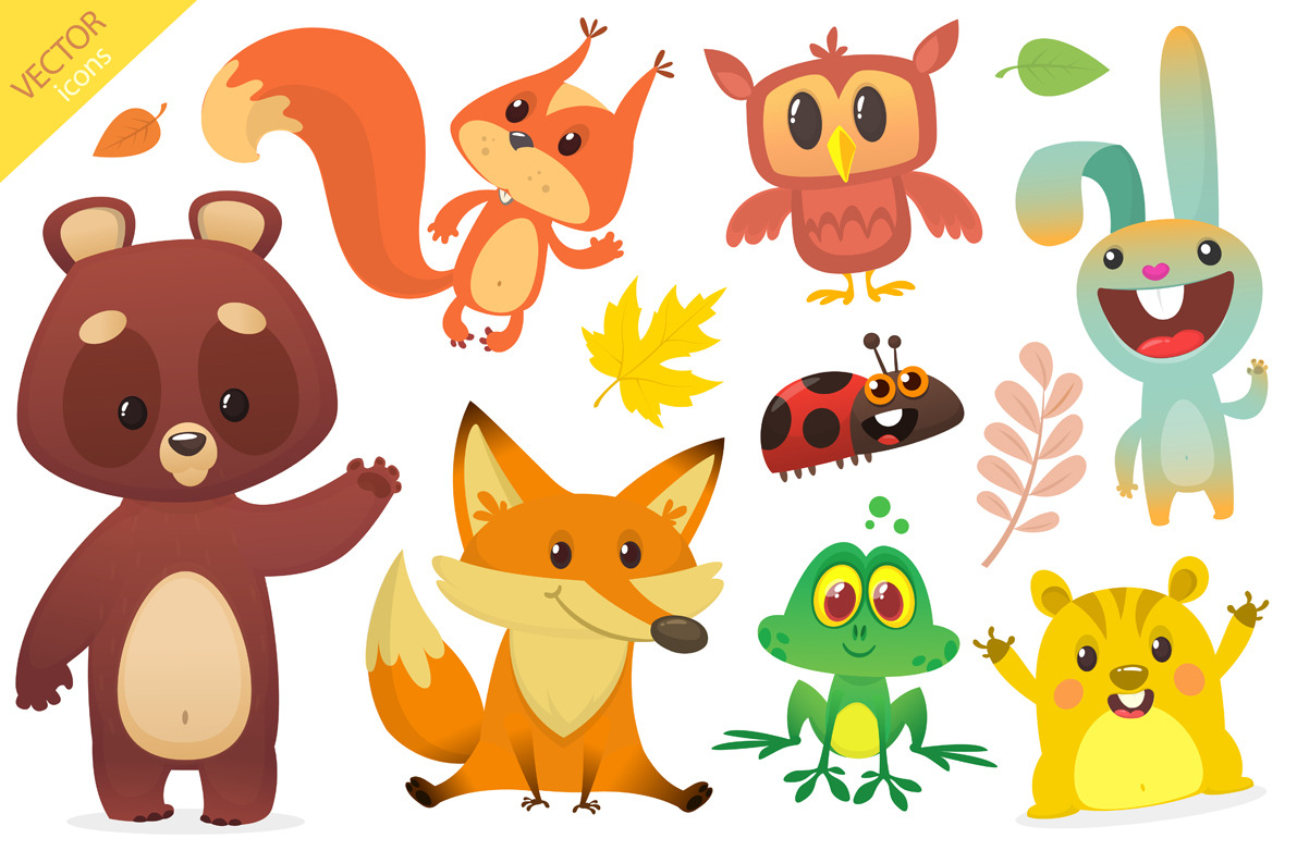 forest animal set