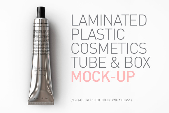 Download Laminated Cosmetics Tube Mock Up Creative Photoshop Templates Creative Market