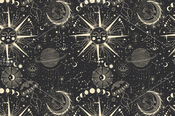 Space pattern set | Pre-Designed Photoshop Graphics ~ Creative Market