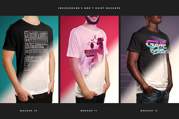 Download Men T Shirt Mockups Creative Photoshop Templates Creative Market