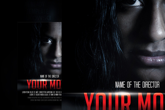 Movie Poster Flyer Template  Flyer Templates ~ Creative Market