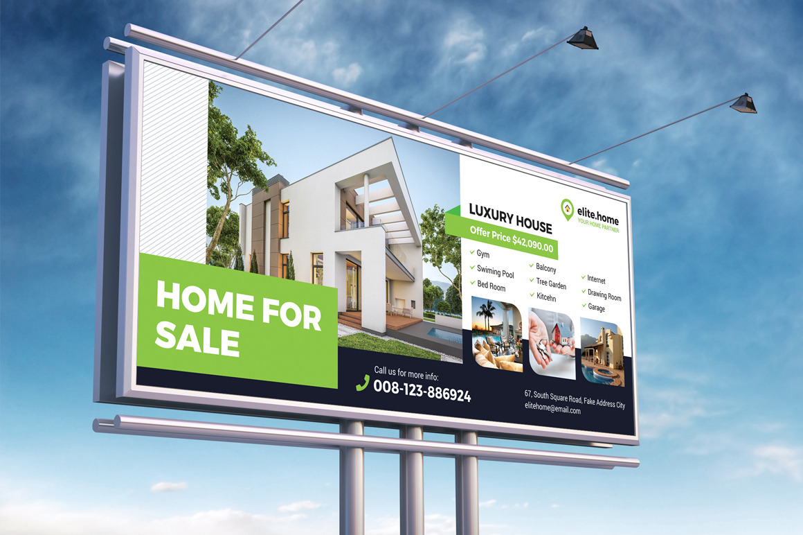 Real Estate Signage/Billboard Templates Creative Market