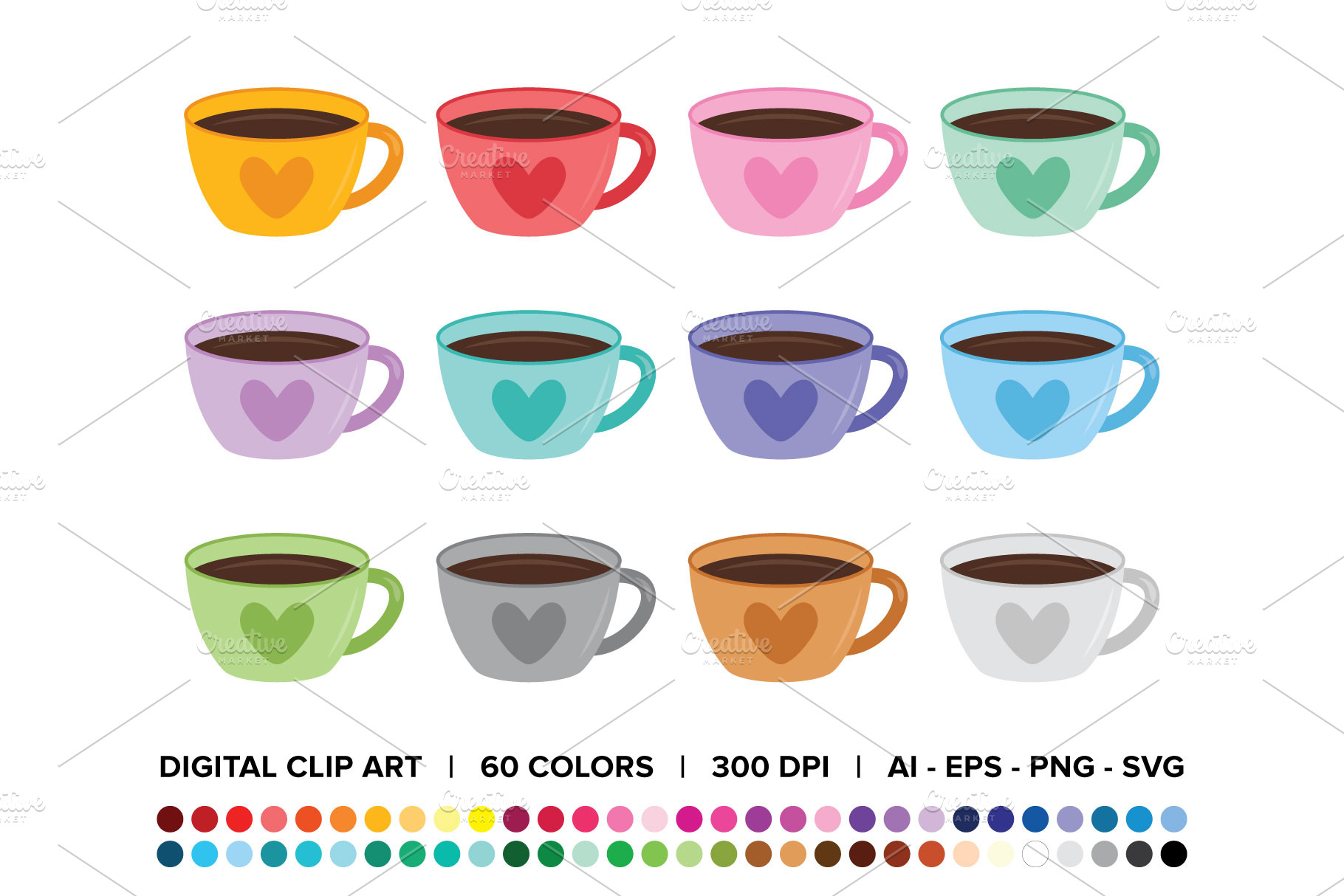 Free Free 260 Coffee Cup With Heart Steam Svg SVG PNG EPS DXF File