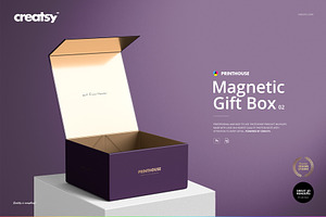 Download Magnetic Gift Box Mockup Set | Creative Photoshop ...