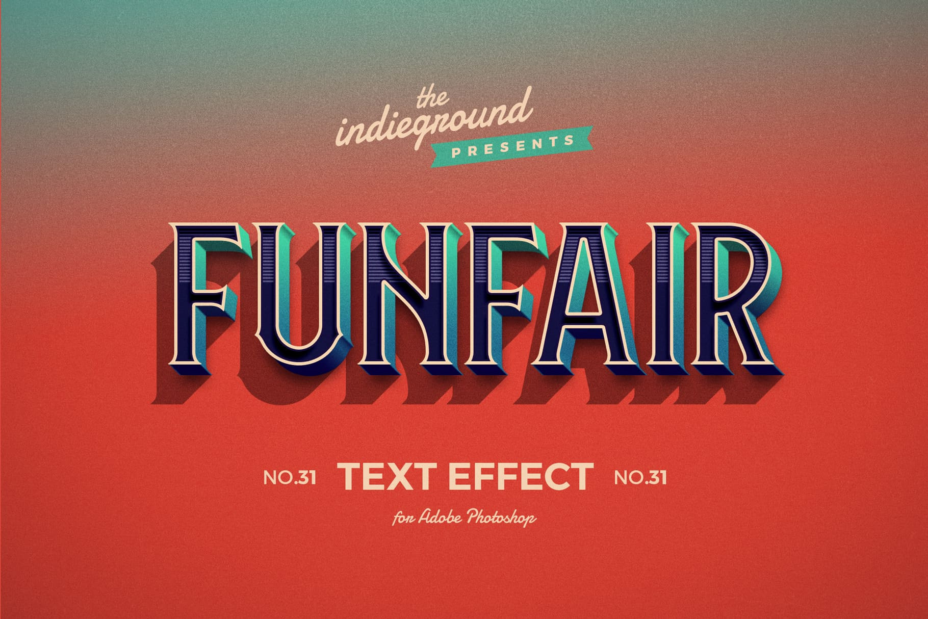 Retro Text Effects Vol.4 | Unique Photoshop Add-Ons ~ Creative Market