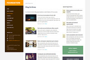 Foundation Theme | WordPress Themes ~ Creative Market