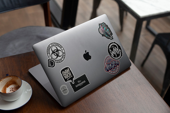 Download Macbook Skin Mock Up Creative Photoshop Templates Creative Market