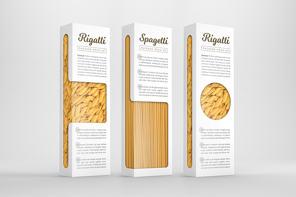 Download Pasta Package Mockup | Creative Photoshop Templates ~ Creative Market