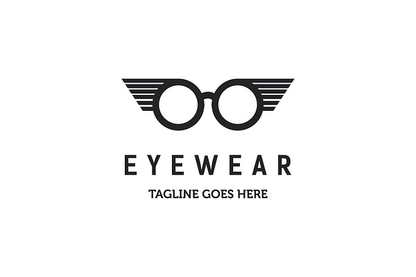 eyewear logo | Creative Illustrator Templates ~ Creative Market