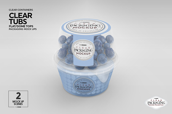 Download 09 Clear Container Packaging Mockups Creative Photoshop Templates Creative Market