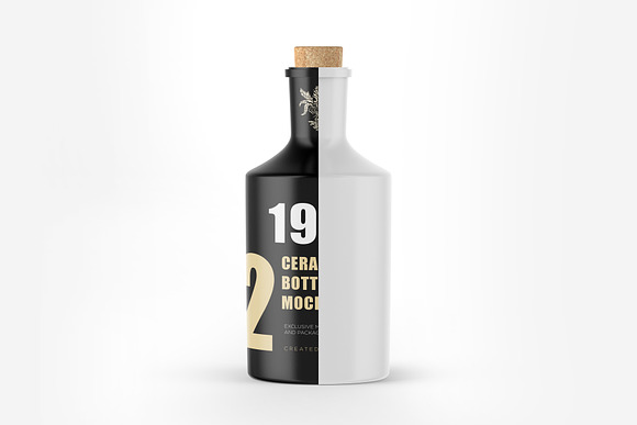 Download Ceramic Bottle Mockup Creative Photoshop Templates Creative Market