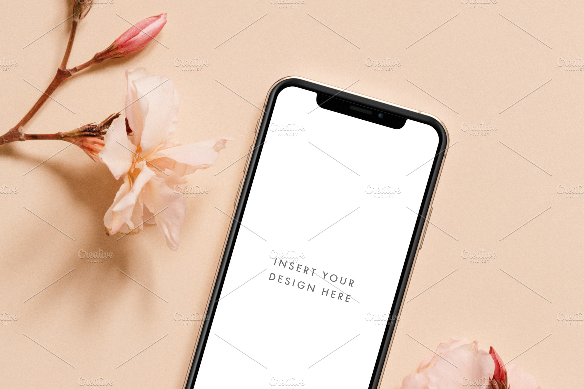 Download iPhone Photo Mockup | Creative Photoshop Templates ~ Creative Market