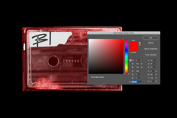 Download Cassette Tape Vintage Mockup Creative Illustrator Templates Creative Market