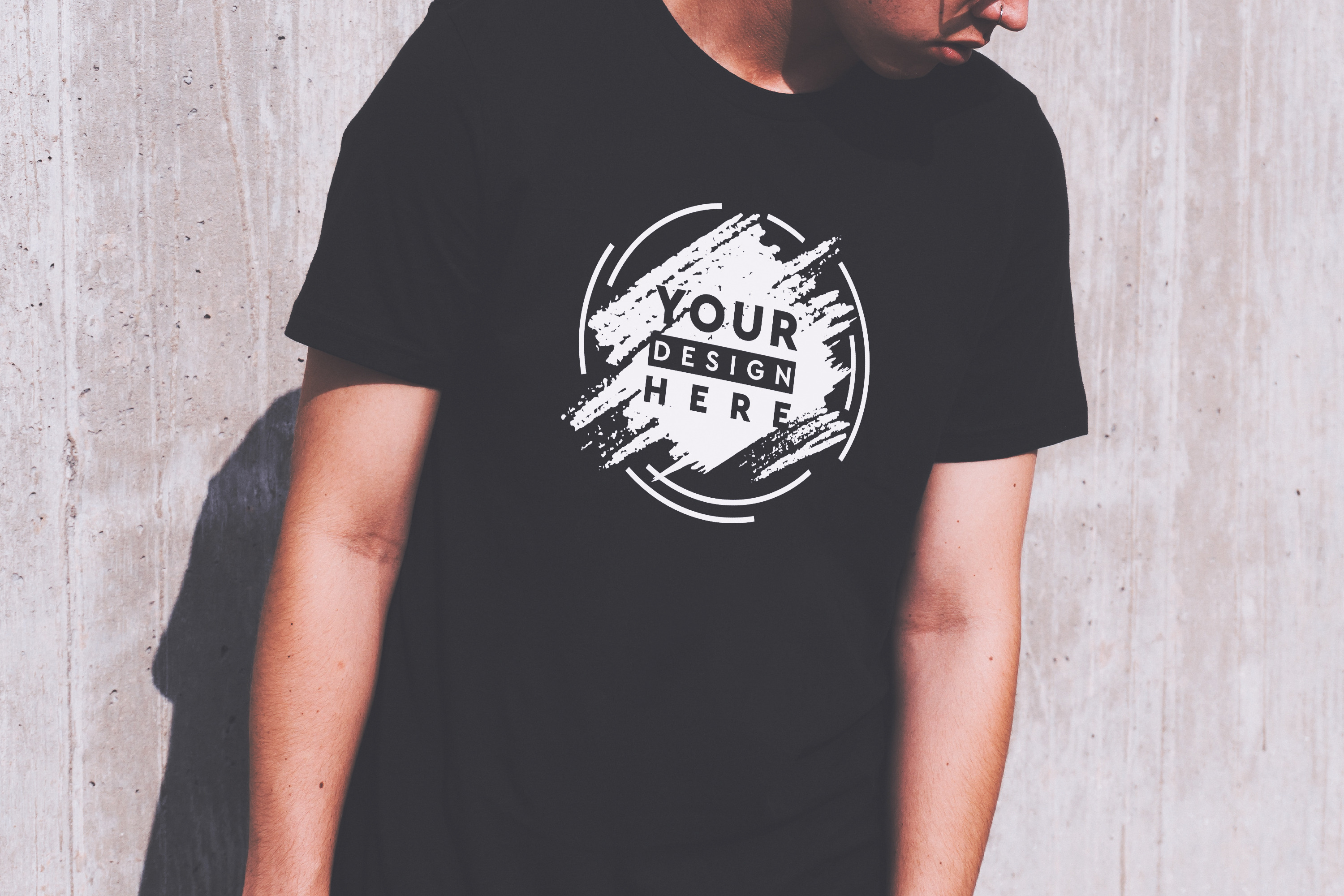 T Shirt Mock Up 58 Creative Photoshop Templates Creative Market