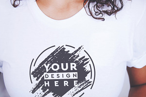 Download Changeable Creative T Shirt Mockups Creative Photoshop Templates Creative Market PSD Mockup Templates