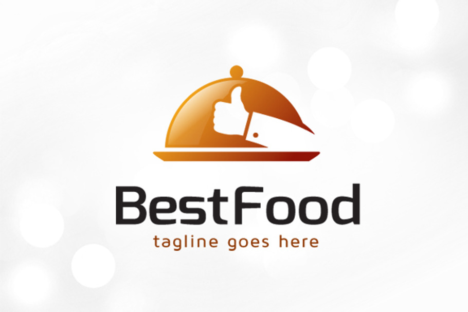 Бест фуд. Гром фуд. Good food logo.