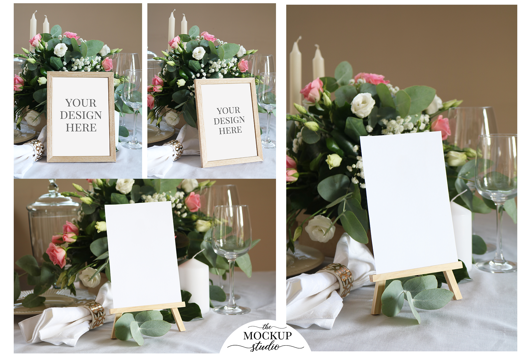 Table Number Mockups Creative Photoshop Templates Creative Market