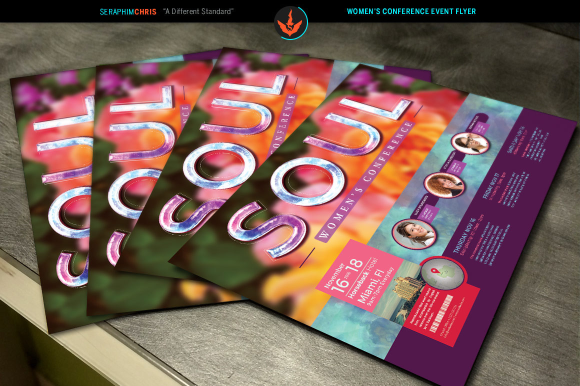 Women's Conference Flyer Template 2 | Creative Photoshop Templates