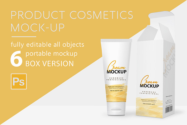 Cosmetics Mockup | Creative Assets