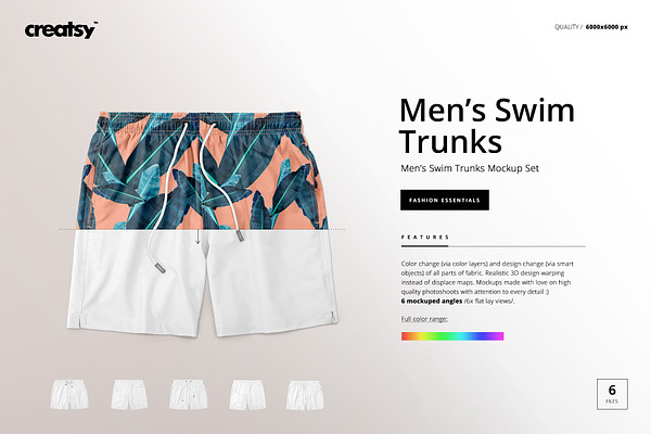 Download Search Shorts Mockup Creative Market