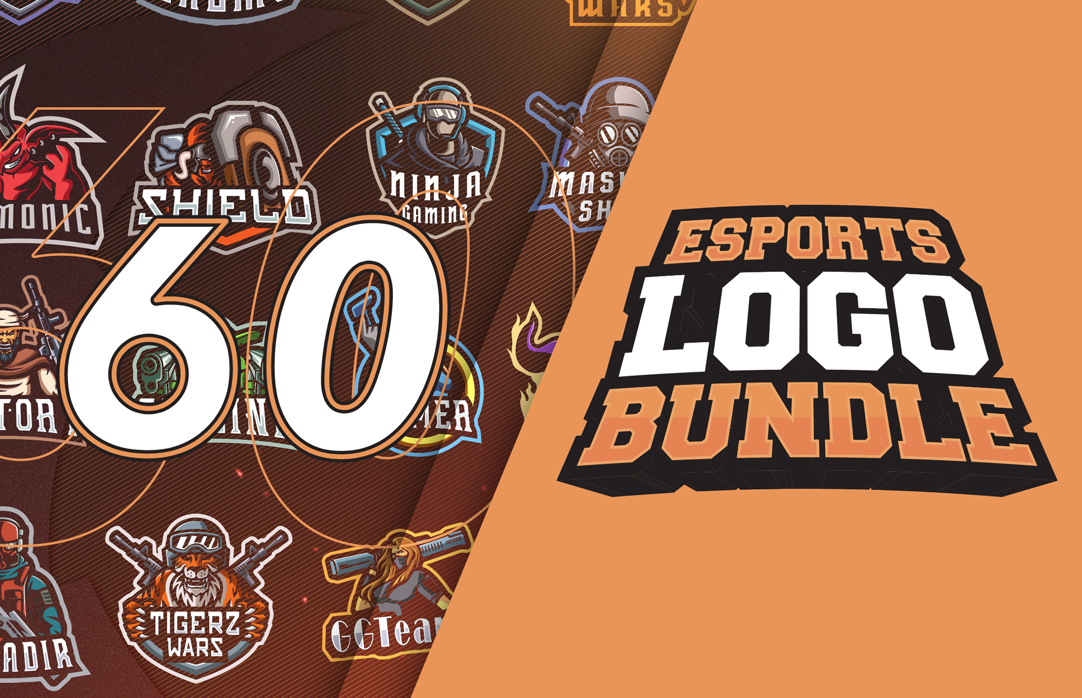 E Sports Logo Bundle | Creative Illustrator Templates ...