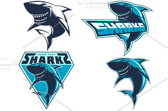 Sharks logo | Icons ~ Creative Market