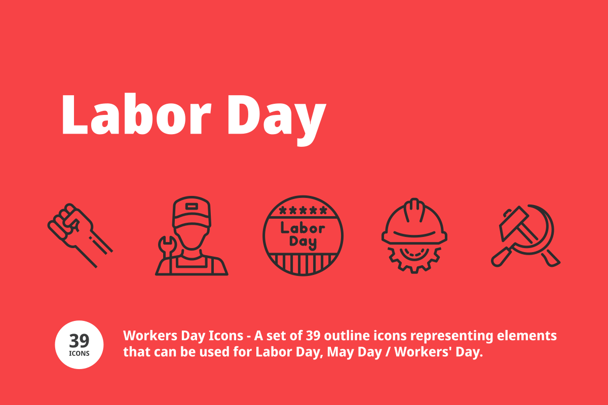 Workers Day | Icons ~ Creative Market