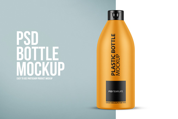 Download Plastic Shampoo Bottle Psd Mockup Creative Photoshop Templates Creative Market