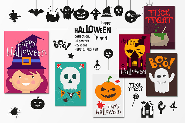 Download Halloween Bundle | Pre-Designed Photoshop Graphics ...